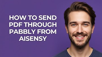 How to Send Pdf Through Pabbly From Aisensy - GUIDE!