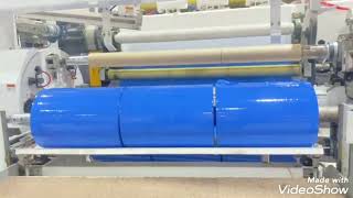 Stretch  film plastic Blue ستريتش صناعى ازرق من شركة جينيوس