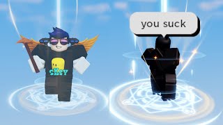 2 Youtubers VS 15 Nightmare Players (Roblox Bedwars)