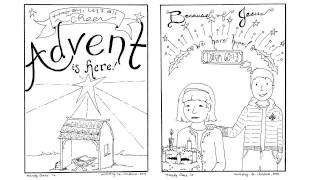 Advent Coloring Pages (Free Printables for Christmas)