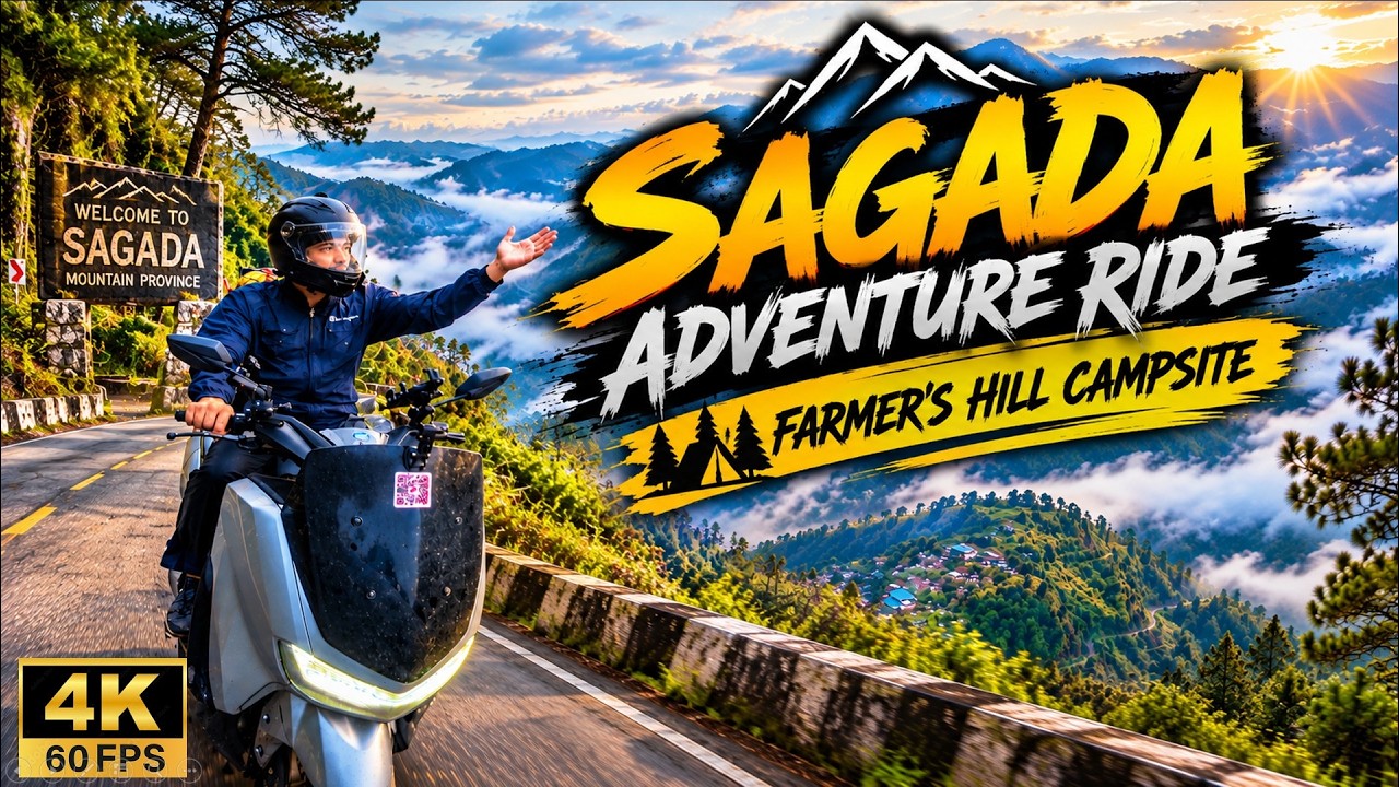 Sagada Adventure Ride - Camping at Farmer's Hill Campsite [4k]