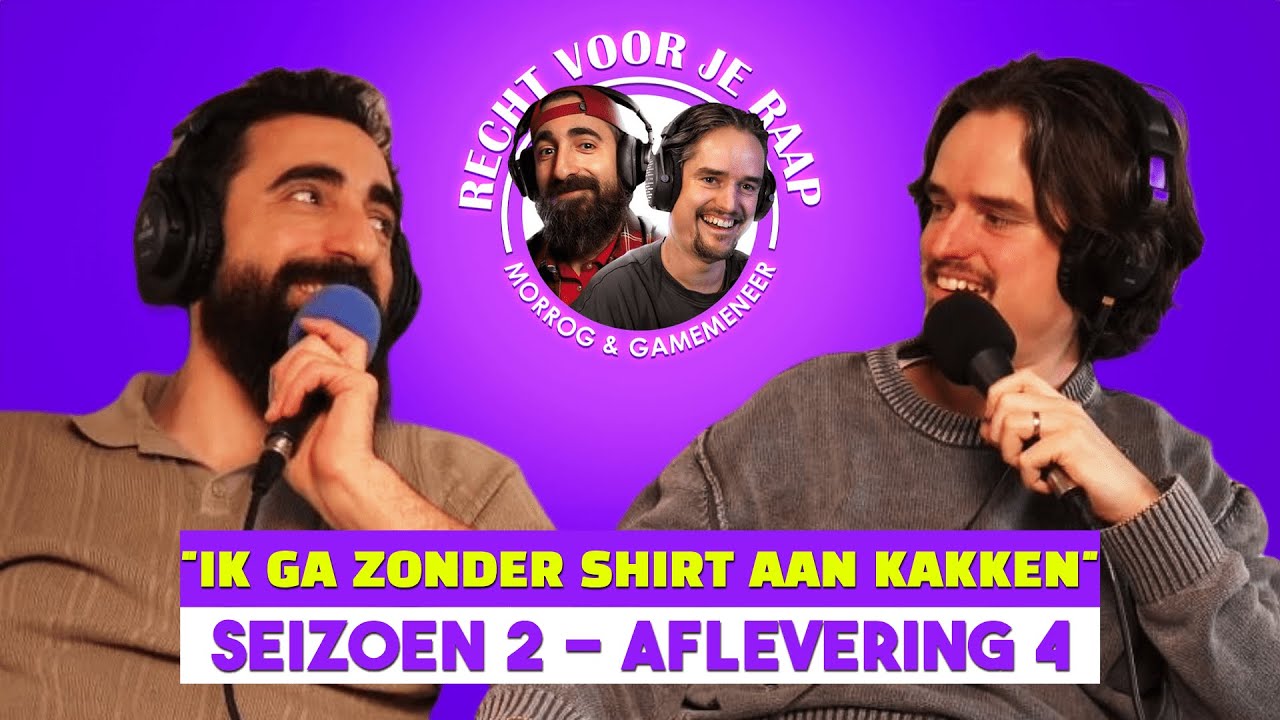 Naar de wc gaan zonder shirt - Recht voor je Raap Podcast #S02E04