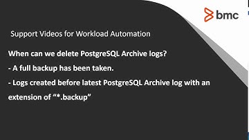 Gestione degli Archive Log di PostgreSQL
