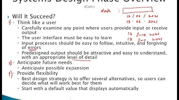 [Information Systems Development] Chapter 7-User Interface Design-Part A
