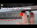 SAMSUNG 55 Curverd there is no light on standby