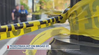 Pedestrian hit on Broad St