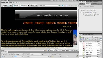 Web designing using DW in Tamil Part - 7