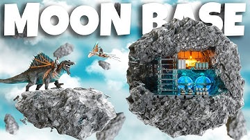 Building a SOLO Base on the MOON in ARK PvP