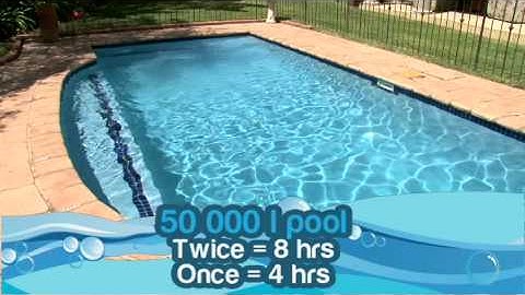 How long should I run my pool pump