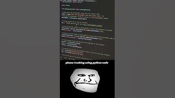 Phone Tracking using Python code