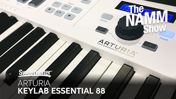 Arturia Keylab Essential 88 at Winter NAMM 2020