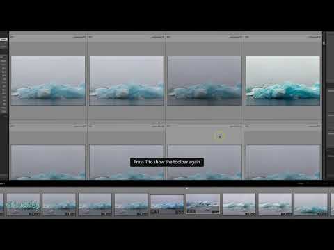 The Lightroom Classic toolbar