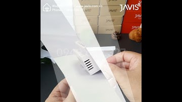 Mở hộp công tắc thông minh JAVIS Zigbee 1 nút chữ nhật đen viền vàng có gì đặc biệt?