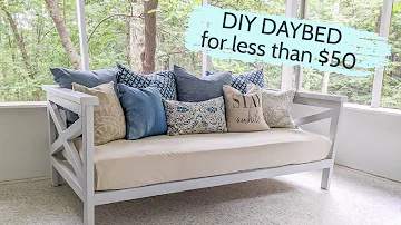 DIY Daybed: How to Build a Daybed for less than $50