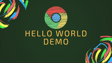 EP65 Chrome extension development Tutorial Part-2 | Hello World Demo