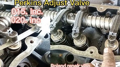 Tune_Up Tutorial Using Firing order 1,3,4,2 / cara setel klep  4-cylinder diesel Engine Perkins .