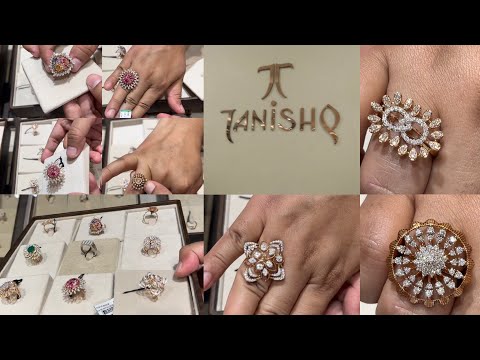 Tanishq Latest Gold rings| Jodha rings| Cocktail rings| antique Rings|  Bridal rings|Party wear ring - YouTube