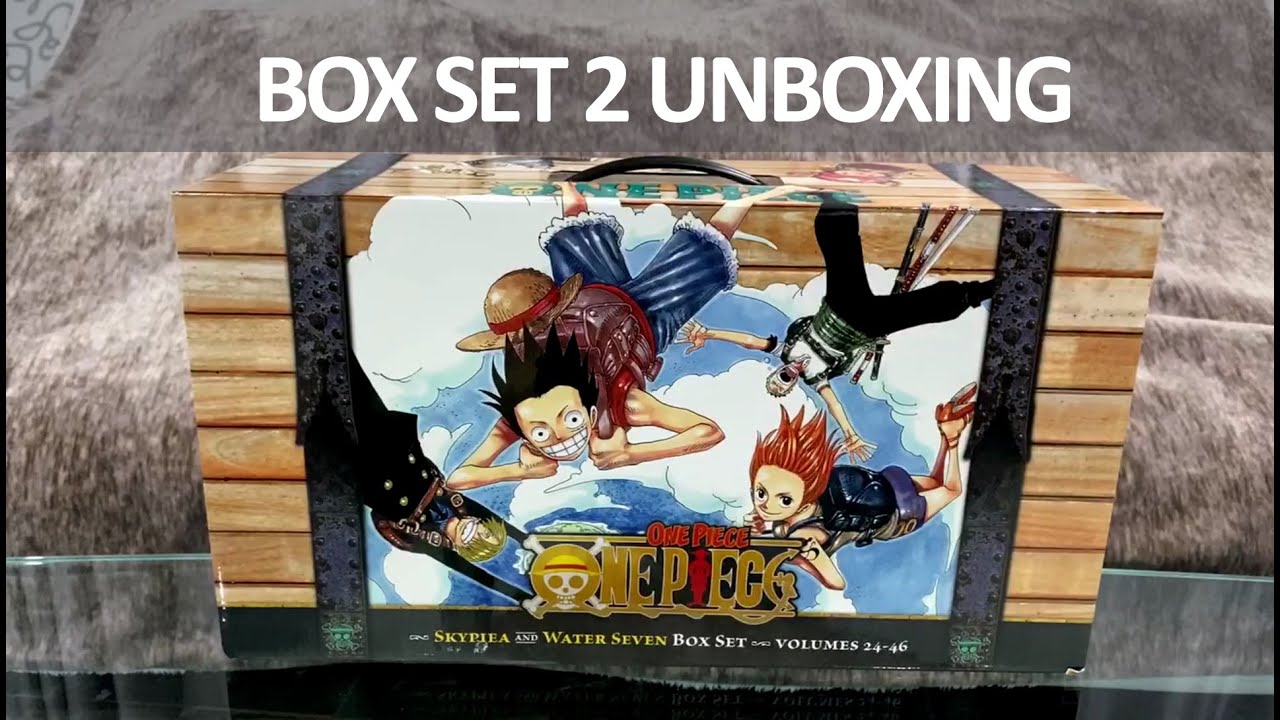 One Piece Manga Box Set 2 Unboxing Skypiea Water 7 Youtube