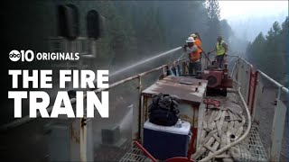 Rarely seen 'Fire Train' helping battle Shasta County wildfire