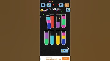 Water color sort level 85 | walkthrough solution #shorts#youtube#game .. SUBSCRIBE for more