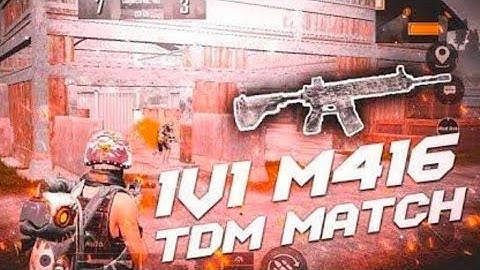 BGMI 1V1 M416 TDM Challenge Gameplay 