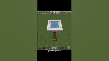 automatic 💧 swimming pool in Minecraft #shorts