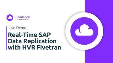 Live Demo: Real-Time SAP Data Replication with HVR Fivetran