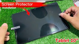 How to Install Screen Protector for Tablet Without Bubble | 7” 8” 10” Tempered Glass Screen screenshot 2