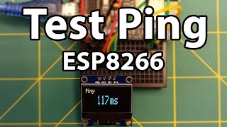 Test ping | Test ping internet | test ping ESP 8266 Your internet response time