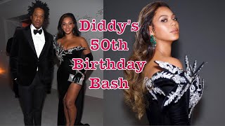 Beyoncé \& JAY-Z at Diddy's 50th Birthday Bash