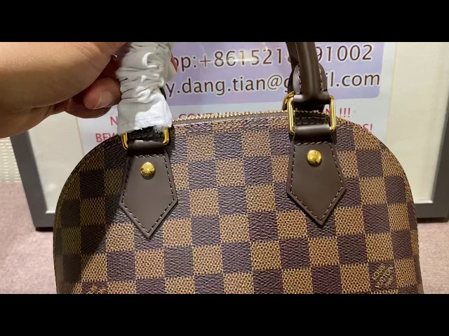 Louis Vuitton Alma BB Review, Damier Ebene, Wear and Tear, WFIMB, MOD  Shots