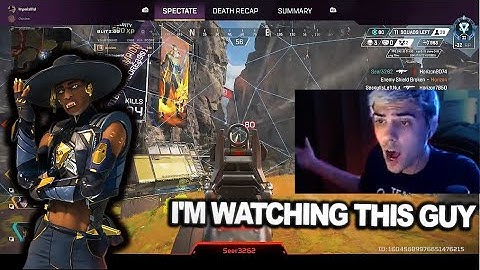 TSM Imperialhal spectates a random player who kills him and snip3down( apex legends )