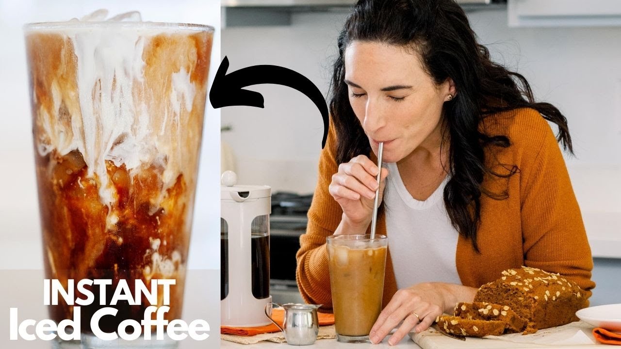 Instant Iced Coffee  1 Minute Easy Iced Coffee Recipe