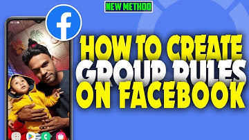 how to create group rules on Facebook 2023