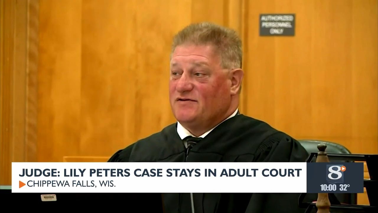 Judge rules Lily Peters homicide case to stay in adult court - YouTube