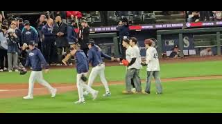 ENHYPEN First Pitch @ Seattle Mariners 4/29/24