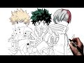 How To Draw The Three Musketeers | Step By Step | My Hero Academia