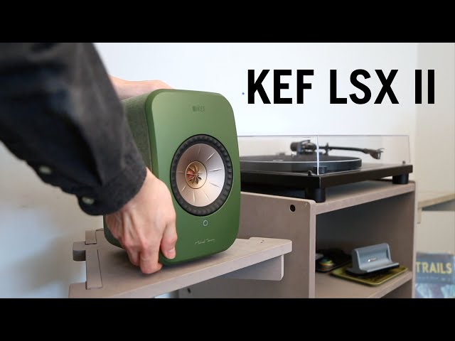 KEF LSX オリーブ　×2 Bring Music to Life with LSX II: Now in Olive Green | KEF USA
