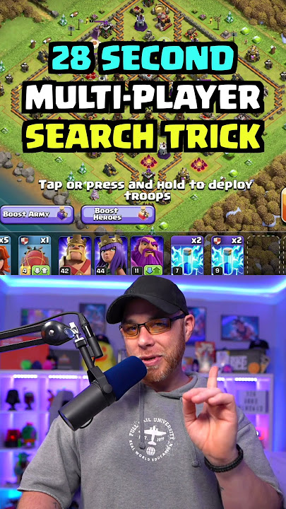Clash of Clans Beginner Tip: 28 Second Farming Base Search Trick