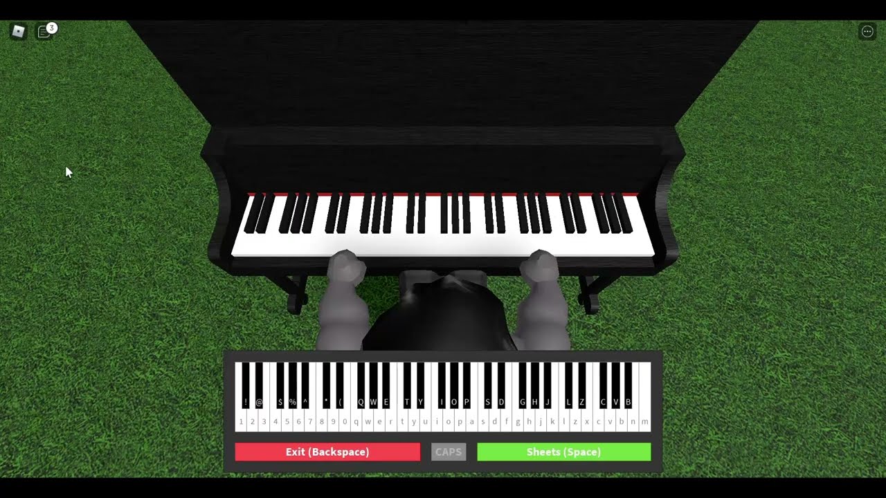 How to play gigachad's theme on roblox's piano! (EASY AF) - YouTube