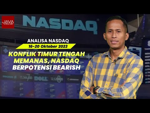 Konflik Timur Tengah Memanas, Nasdaq Berpotensi Bearish  | Analisa Nasdaq 16 - 20 Oktober 2023