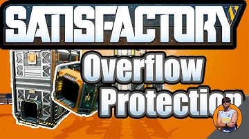Most efficient OVERFLOW PROTECTION and AUTO - SORTER in Satisfactory! [EN]