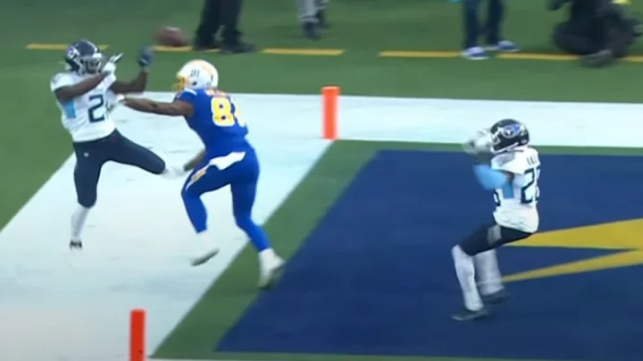 Titans 200IQ teamwork interception on Justin Herbert