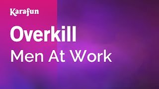 Overkill - Men at Work | Karaoke Version | KaraFun screenshot 1