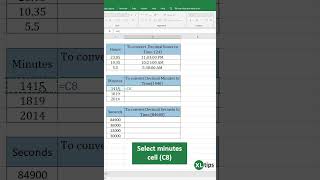 Convert Decimal Hours, Minutes and Seconds to Time