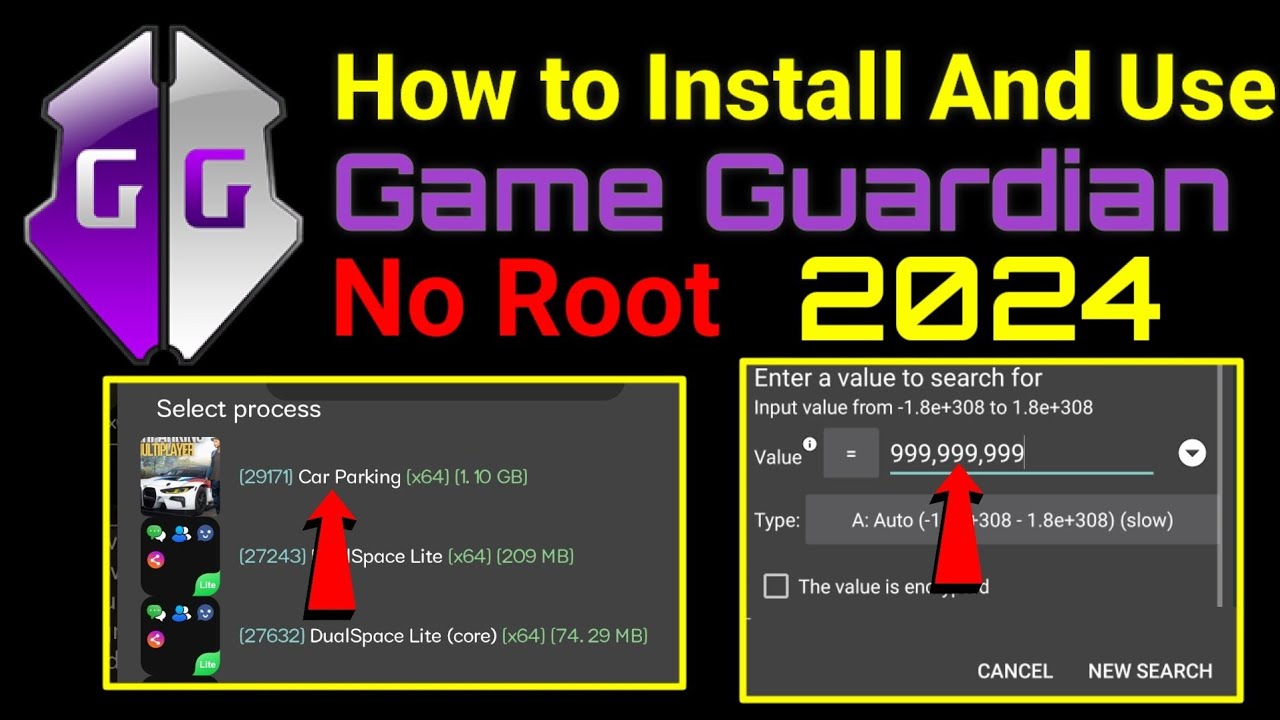 How to Install And Use Game Guardian Latest No Root 2024 - YouTube