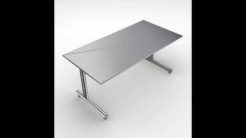 3D Model Of Office-Table. Review
