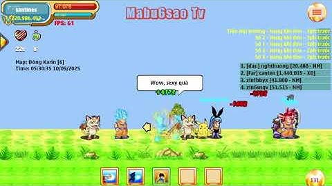 Tập 3 mở skill 2 đệ tử ki gấp 3 hp Ngọc rồng online 