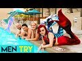 Men Try Being Mermaids For A Day