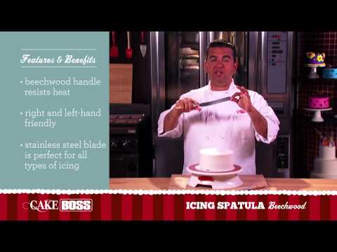 Beachwood Icing Spatula - Cake Decorating Tools - Cake Boss Baking